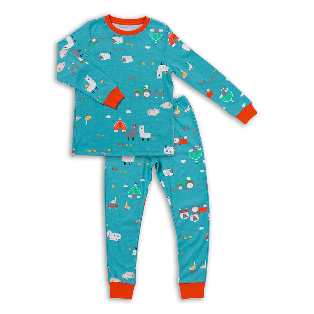 Kinder-Pyjama aus Bio Baumwolle