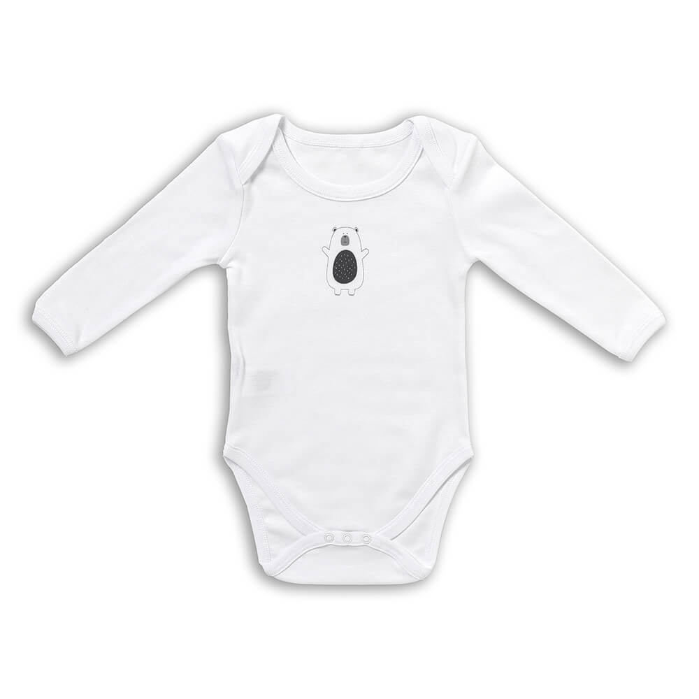 Bio Baby-Bodys langarm 3er-Pack