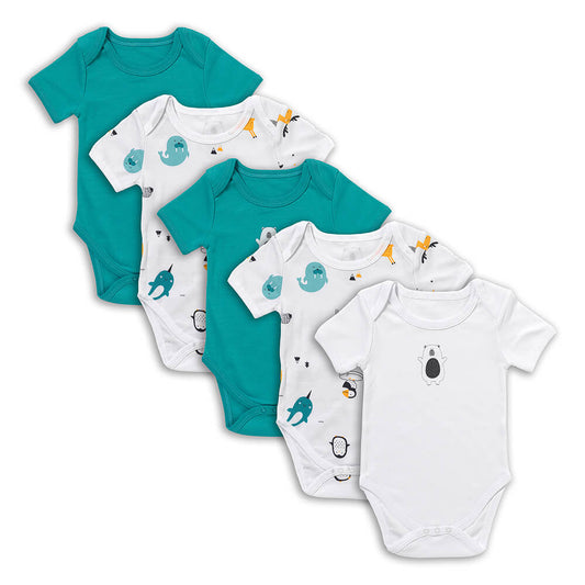 Bio Baby-Bodys kurzarm 5er-Pack