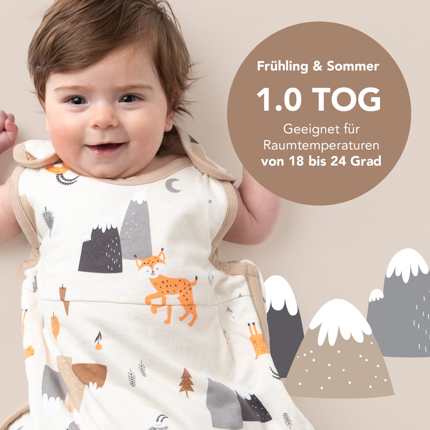 Babyschlafsack, 1.0 Tog