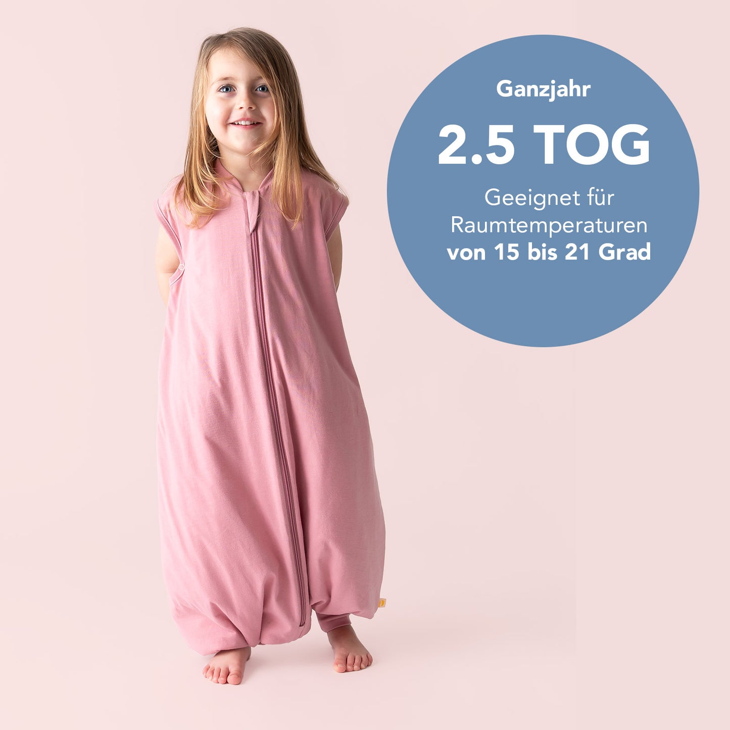 Ganzjahres Schlafsack mit Füßen, 2.5 TOG