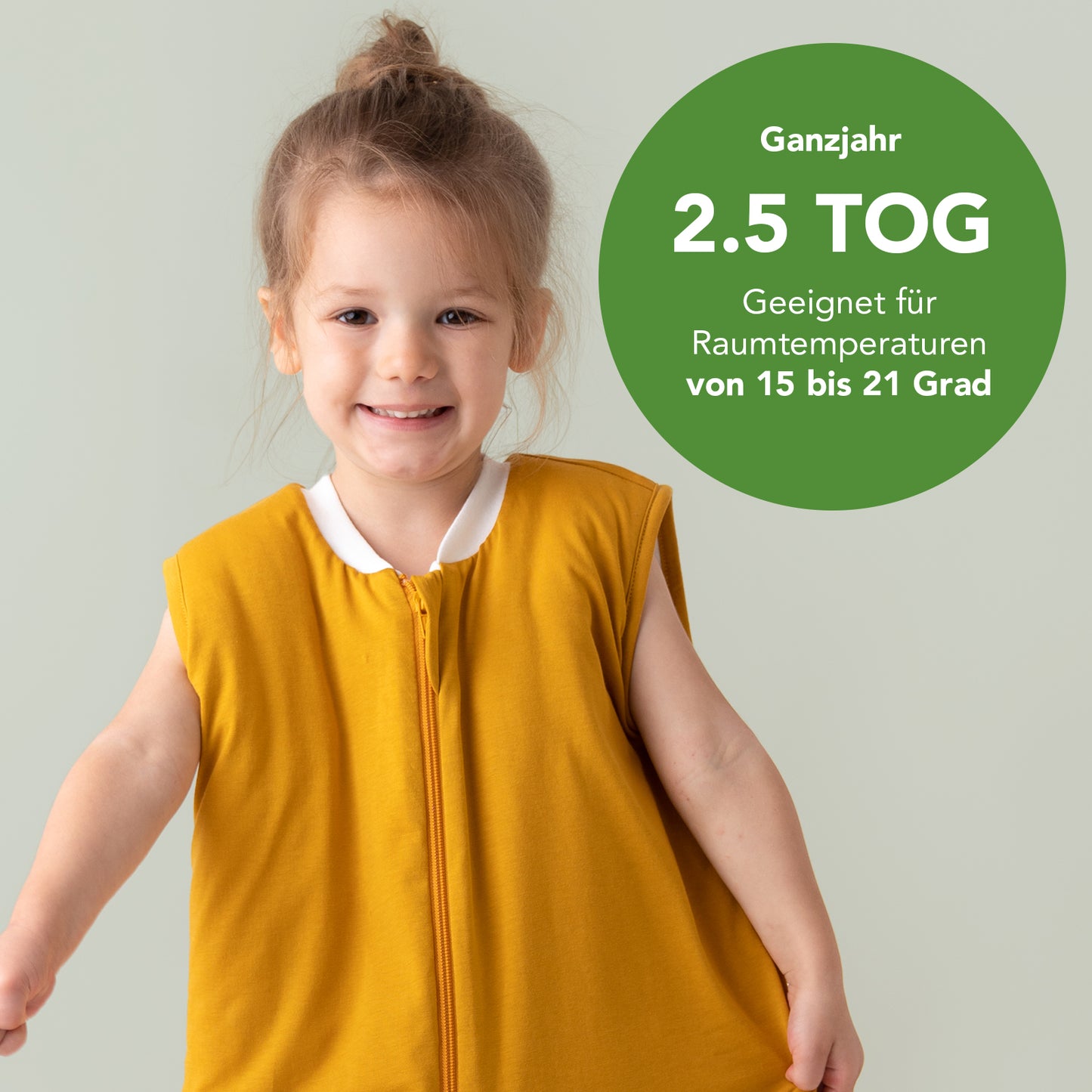 Ganzjahres Schlafsack mit Füßen, 2.5 TOG