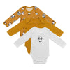 Bio Baby-Bodys langarm 3er-Pack