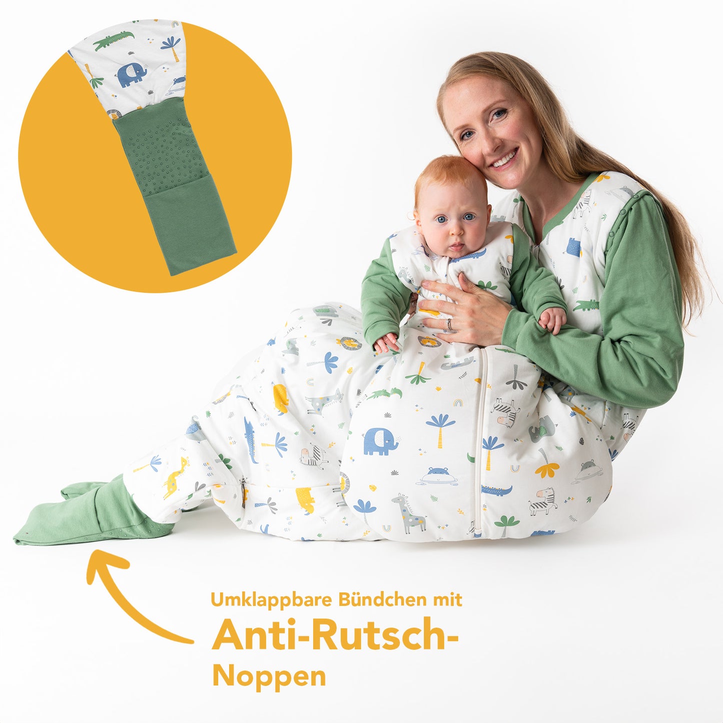 Schlafsack mit Füßen für Erwachsene 3.5 TOG