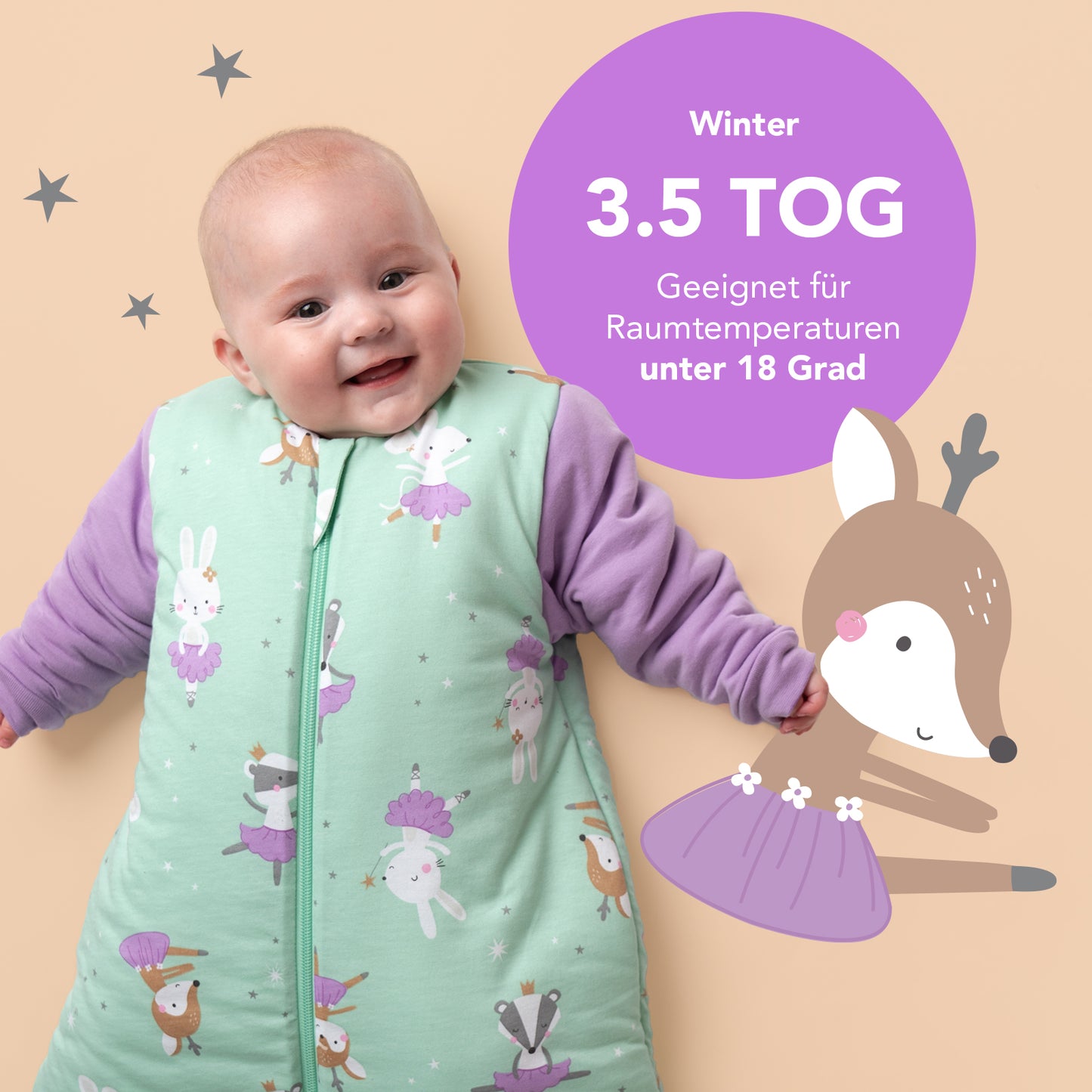 Babyschlafsack, 3.5 TOG