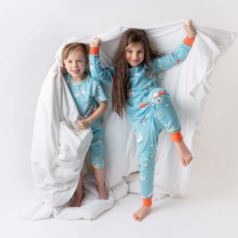 Kinder-Pyjama aus Bio Baumwolle