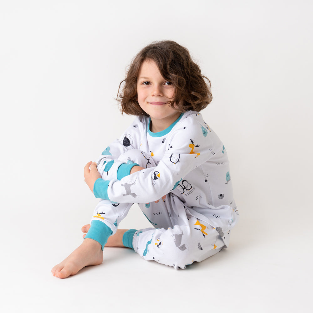 Kinder-Pyjama aus Bio Baumwolle